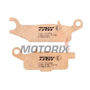 Brzdové destičky -TRW- MCB802SI, Yamaha YFM Raptor 250/250R, Grizzly 550/700 4x4 EPS, Grizzly FI Auto, Grizzly EPS LE/SE