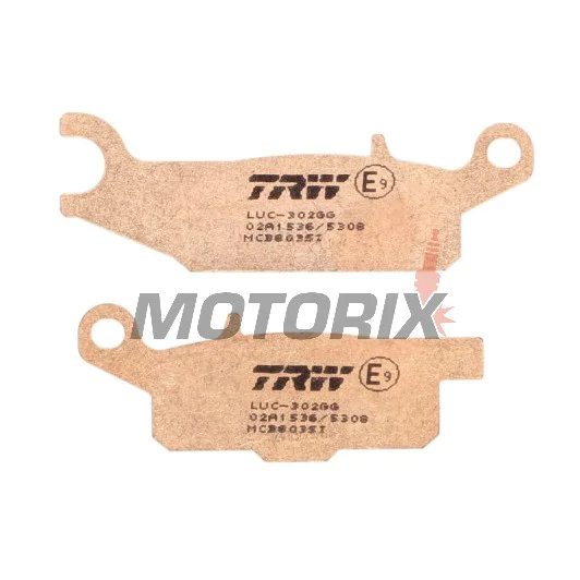 Brzdové destičky -TRW- MCB802SI, Yamaha YFM Raptor 250/250R, Grizzly 550/700 4x4 EPS, Grizzly FI Auto, Grizzly EPS LE/SE