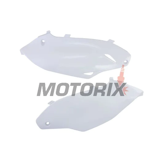 Zadní boční plasty -POLISPORT- bílé, KAWASAKI KX 250/450 2012-2016