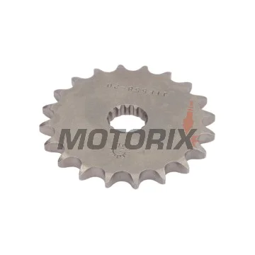 Přední pastorek -JT- JTF558,20, 20 zubů, Derbi GPR 125 2004-2008, Gilera SC 125 2006-2008, Kawasaki Z 125 2018-2020, Yamaha DT 125 1988-2006, DT 200 1988, TDR 125 1989-2002, TZR 125 1993-2000, TZR 80 1996, XVS 125 2000-2004