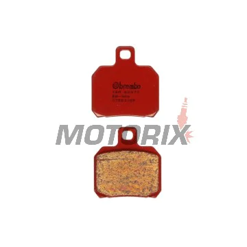 Brzdové destičky -BREMBO- 07BB20SP, Aprilia ETV/RS/RSV/SL/Tuono 50-1000; Benelli TnT/Tornado/TreK 899-1130; Ducati 748-1198, Monster/Multistrada 620-1100; Honda FES/ST 1100; KTM RC8/Super Duke 1190-1290; Piaggio/Vespa 125-500