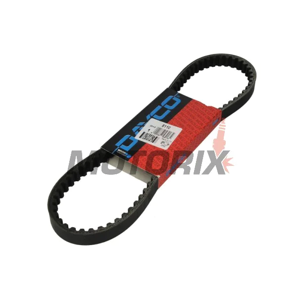 Řemen -DAYCO- DAY8110, 848x18mm, Aprilia Habana 125 1999-2002, Cagiva Cucciciolo/Nuvola 125 1998-2001, Italjet Torpedo 125 1998-2003, Piaggio Vespa Hexagon 125LX 1998-1999