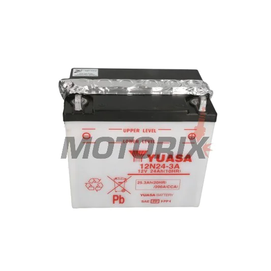 Akumulátor -YUASA- 12N24-3A, 25Ah 12V