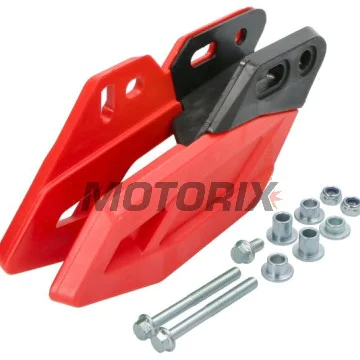 Vodítko řetězu -POLISPORT- červený, polyuretan, HONDA CRF 250/450 2007-2023