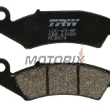 Brzdové destičky -TRW- MCB574, Honda NX125 Transcity, NX250, XL250R Baja, XLR125R, XR250R/600R, Kawasaki KX125