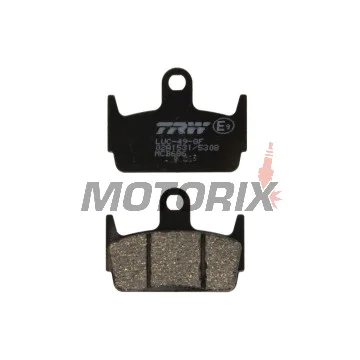 Brzdové destičky -TRW- MCB686, Honda X8R/SZX/XL 50 1977-2002; Kymco Heroism 150 1995-2000; SYM Jet Sport-X 50 2006-2010