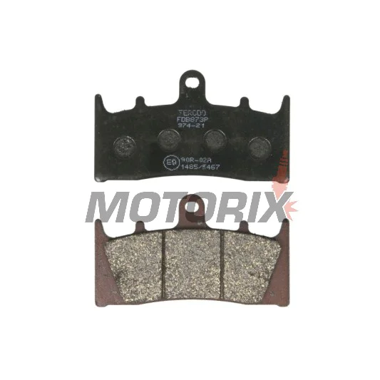 Brzdové destičky -FERODO- FDB873P, Kawasaki ZX-6R/ZX-9R/ZX-12R Ninja (1996-2003), Suzuki GSF1200 Bandit, GSX1300R Hayabusa, GSX-R1000 (1999-2007)