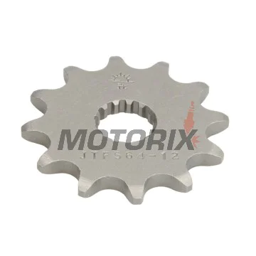 Přední pastorek -JT- JTF564,12, 12 zubů, Gas Gas EC 125 2003-2015, Yamaha DT 200 1989-1995, WR 125 1998, WR 200 1991-1993, XVS 125 2000-2004, YZ 125 1987-2004
