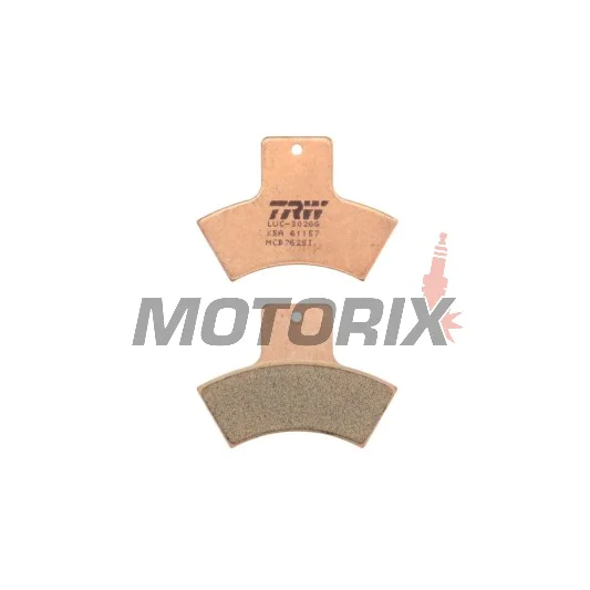 Brzdové destičky -TRW- MCB762SI, Polaris Scrambler 500 4WD (2000-2005), Polaris Sportsman 335/400/600 (1999-2006), Polaris Trail Blazer 250 (1999-2005), Polaris Trail Boss 330 (2003-2005), Polaris Xpedition 325 (2000-2001), Polaris Xplorer 250/400 (1999-2