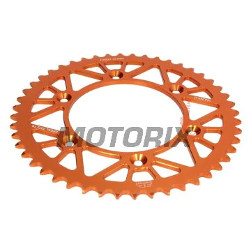 Zadní rozeta -JT- JTA897,48ORG, 48 zubů, oranžový, hliníkový, Husaberg FC 350 1996, FC 400 1996-1999, FC 450 2004-2006, FC 501/600 2000, FC 550 2003-2008, FE 250 2013-2014, FE 350 1996, 2013, FE 390 2010-2012, FE 400 2000-2003, FE 450 2004-2014