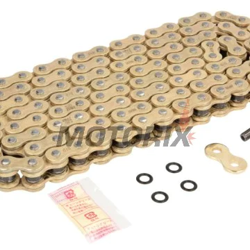 Řetěz -DID- 520ZVMXG&G-116, velikost 520, 116 článků, dvojité zesílený, zlatá