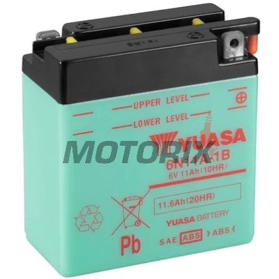 Akumulátor -YUASA- 6N11A-1B, 12Ah 6V