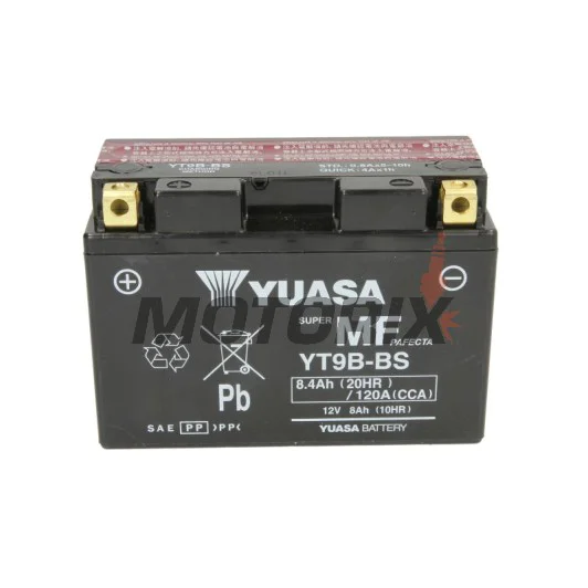 Akumulátor -YUASA- YT9B-BS, 8Ah 12V