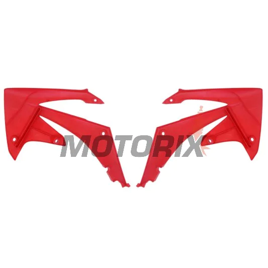 Přední boční plasty -POLISPORT- červené, HONDA CRF 250/450 2009-2013