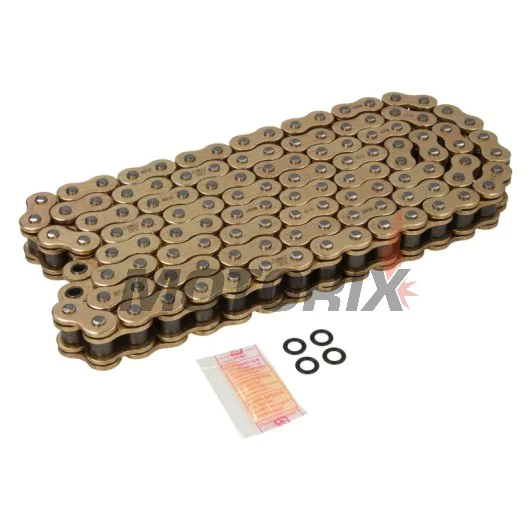 Řetěz -DID- 530ZVMX2G&G-118, velikost 530, 118 článků, dvojité zesílený, zlatá