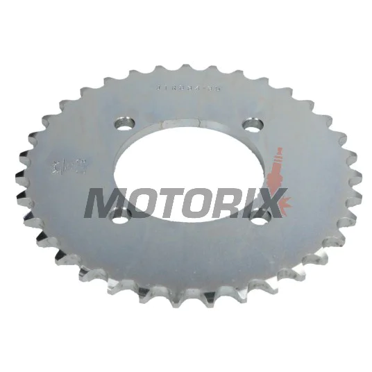 Zadní rozeta -JT- JTR834,35, 35 zubů, ocelový, Yamaha BW 80 1986-1988, 1990, PW 80 1983-2010, RD 50/80 1982-1984, RT 100 1990-2000, TT-R 110 2008-2020, TT-R 50 2006-2020, TT-R 90 2000-2008, YB 100 1980-1994