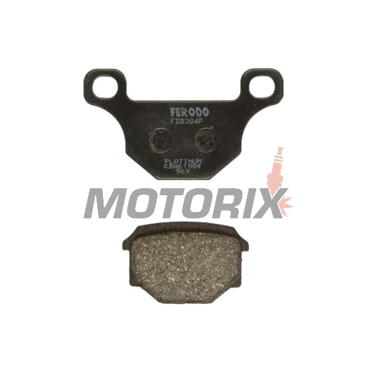 Brzdové destičky -FERODO- FDB384P, Alfer 250/Aprilia Tuareg 350-600/Buell 1200/Gas Gas 80-125/Husaberg 350-600/Husqvarna 125-510/Kawasaki 125-650/KTM 125-600/Kymco 50-125/SYM 125/Suzuki 50-125/Yamaha 125 (1978-2009)