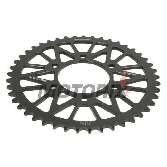 Zadní rozeta -JT- JTA478,45BLK, 45 zubů, černý, hliníkový, Kawasaki EX 650 2009, Z 800 2013-2016, ZXR 400 1988-1992