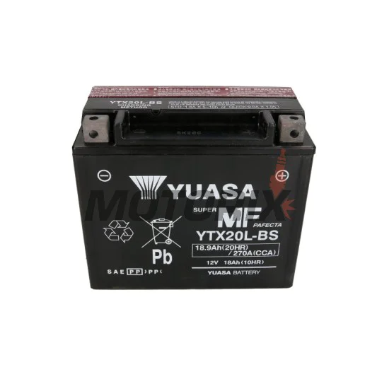 Akumulátor -YUASA- YTX20L-BS, 19Ah 12V