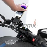 Držák telefonu -4 RIDE- s bezdrátové dobíjení, antivibrační - univerzální
