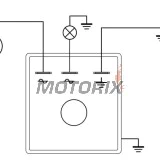 Regulátor dobíjení -DZE- regulátor dobíjení, 12V, 8A, APRILIA AF1, AMICO, CLASSIC, EUROPA, MX, PEGASO, RS, TUAREG 50 1990-2004
