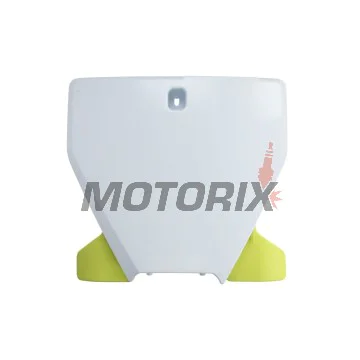 Motokrosová maska/tabulka startovního čísla -POLISPORT- bílá, HUSQVARNA FC, TC, FX 125-450 2019-2022