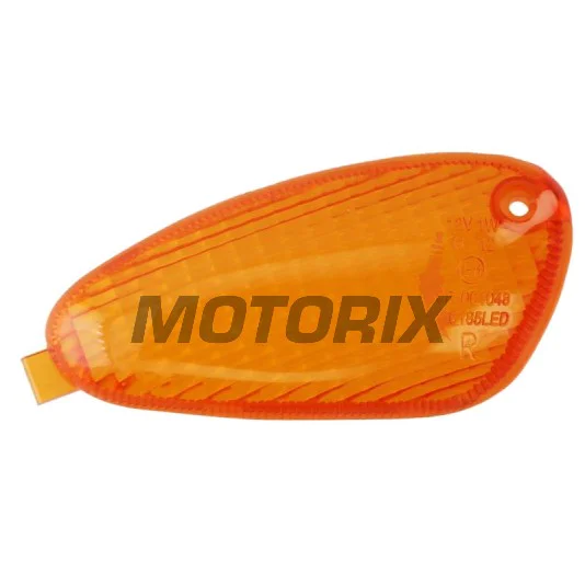 Sklíčko blinkru -VICMA- přední pravý, Gilera Runner/Runner SP 50/125/180 DD/DT/FX/VX/FXR 2T/4T 1997-2003