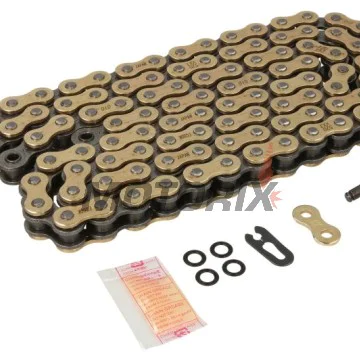 Řetěz -DID- 520VX3G&B-106FB, velikost 520, 106 článků, zesílený, zlatá/černá
