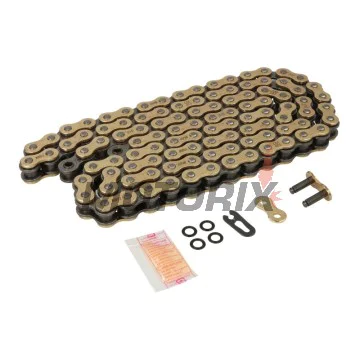 Řetěz -DID- 520VX3G&B-106FB, velikost 520, 106 článků, zesílený, zlatá/černá