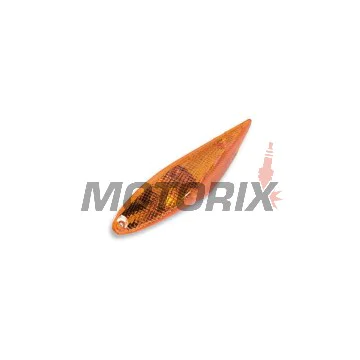 Sklíčko blinkru -VICMA- přední levý, MBK CW 50 Booster/RS/Rocket/Track, Yamaha CW 50 BWS/Spy/NG/Bump 50cc 1995-2009