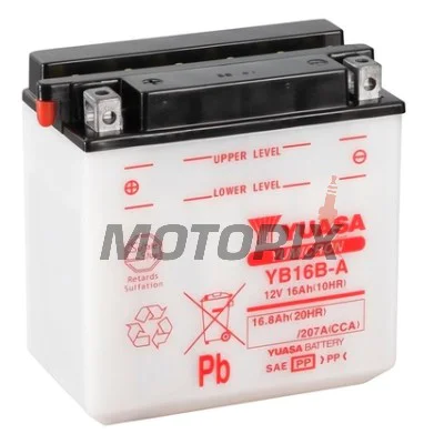 Akumulátor -YUASA- YB16B-A, 17Ah 12V