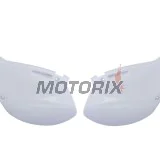Zadní boční plasty -POLISPORT- bílé, KAWASAKI KX 125/250 1999-2002