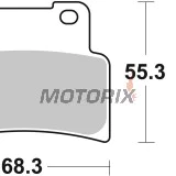Brzdové destičky -BREMBO- 07GR77LA, Aprilia RS 125 Replica (2006-2007)