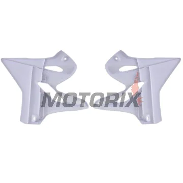 Přední boční plasty -POLISPORT- bílé, YAMAHA YZ 125/250 2015-2021
