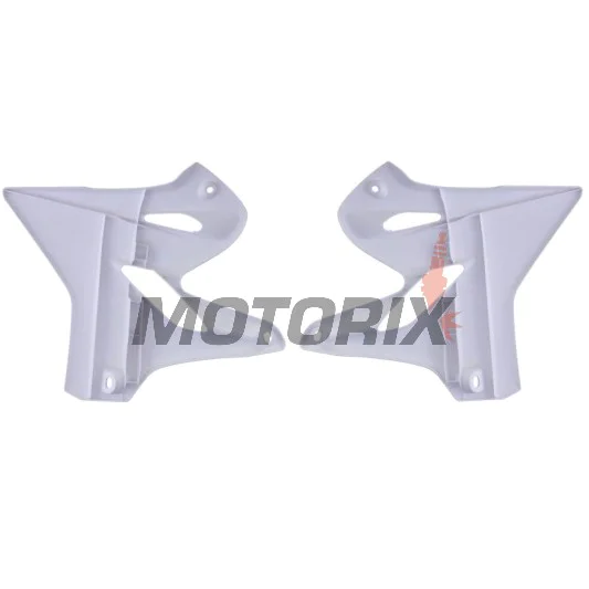 Přední boční plasty -POLISPORT- bílé, YAMAHA YZ 125/250 2015-2021