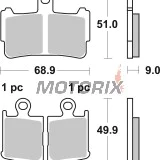 Brzdové destičky -BREMBO- 07HO37SA, Honda VFR 1200F/VFR 1200F DCT V4