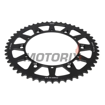 Zadní rozeta -JT- JTA853,52BLK, 52 zubů, černý, hliníkový, Kreideler 170 170 2004-2006, Yamaha DT 200 1989-1995, IT 175 1980-1983, IT 200 1984-1986, IT 250 1981-1984, SR 500 1991-1999, TT 250 1989-2004, TT 350 1986-1992, TT 600 1983-1992, 1996-2003