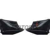 Zadní boční plasty -POLISPORT- černé, YAMAHA YZ 125/250 2022-2023
