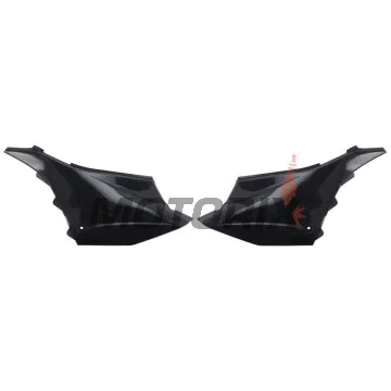 Zadní boční plasty -POLISPORT- černé, YAMAHA YZ 125/250 2022-2023