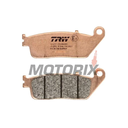 Brzdové destičky -TRW- MCB764SRM, sintrované, Cagiva 900 Cat 900cc, Honda CB1000F, FJS Silver Wing 400/600cc, VFR750F/VFR950F Carat - 400/600/750/900/950/1000cc, 1988-2009