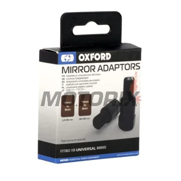 Adaptéry zrcátek -OXFORD- M10 na M8, standardní a levý závit, sada