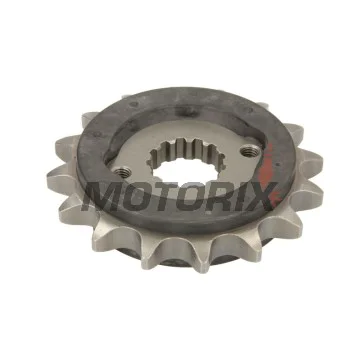 Přední pastorek -JT- JTF513,16RB, 16 zubů, s gumový tlumič, Cagiva Raptor 1000 2001-2006, V-Raptor 1000 2001-2006, X-Raptor 1000 2002-2003, X-Tra Raptor 1000 2001-2005, Kawasaki GPX 500 1988, GPX 600 1988-1990, 1993-2000, GPX 750 1987-1988