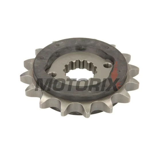 Přední pastorek -JT- JTF513,16RB, 16 zubů, s gumový tlumič, Cagiva Raptor 1000 2001-2006, V-Raptor 1000 2001-2006, X-Raptor 1000 2002-2003, X-Tra Raptor 1000 2001-2005, Kawasaki GPX 500 1988, GPX 600 1988-1990, 1993-2000, GPX 750 1987-1988