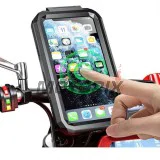 Držák telefonu -4 RIDE- voděodolná, s bezdrátové dobíjení (167x81x10mm) - univerzální