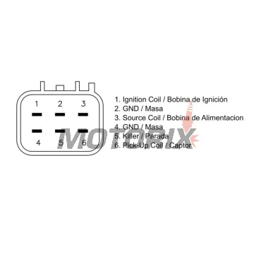 CDI -DZE- YAMAHA YBR 125 2010-2010