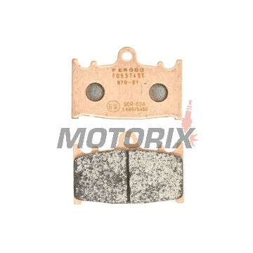 Brzdové destičky -FERODO- FDB574ST, Kawasaki GPZ/Versys/Vulcan/Zephyr/Ninja/ZXR/ZZR, Suzuki Bandit/GSR/GSX-F/GSX-R/RGV/SV/Intruder 250-2000 1990-2015