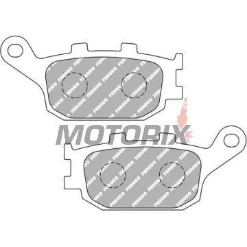 Brzdové destičky -FERODO- FDB754EF, Honda Hornet/CBF/CBR Fireblade/VTR, Suzuki V-Strom/Bandit/SV, Yamaha FZ1/FZ6/XJ6/R1/R6, Kawasaki Versys 1991-2019