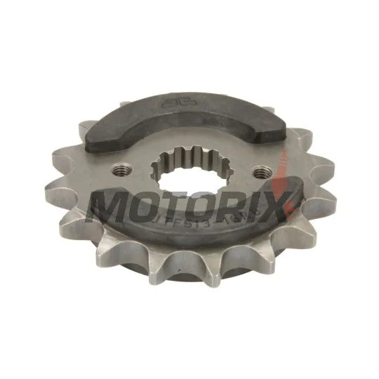 Přední pastorek -JT- JTF513,16RB, 16 zubů, s gumový tlumič, Cagiva Raptor 1000 2001-2006, V-Raptor 1000 2001-2006, X-Raptor 1000 2002-2003, X-Tra Raptor 1000 2001-2005, Kawasaki GPX 500 1988, GPX 600 1988-1990, 1993-2000, GPX 750 1987-1988