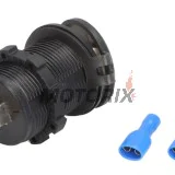 Adaptér, zapalovač cigaret -4 RIDE- 12V, USB 3.0 + voltmetr, 2 pinů - univerzální