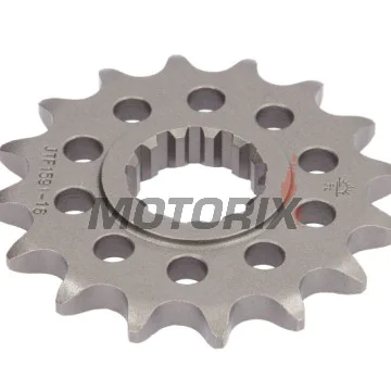 Přední pastorek -JT- JTF1591,16, 16 zubů, Yamaha FJ-09 847 2015-2017, FZ-07 689 2015-2017, FZ-09 850 2014-2017, FZ-10 998 2017, FZ8 800 2009-2016, MT-07 689 2014-2018, MT-07 700 2019, MT-09 850 2013-2019, MT-09 900 2014-2018